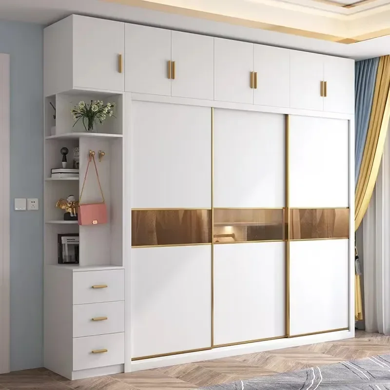 

Дизайнерский шкаф для одежды, органайзер для хранения, экономия места для спальни, винтажный шкаф для хранения, белая мебель для дома, салонная мебель