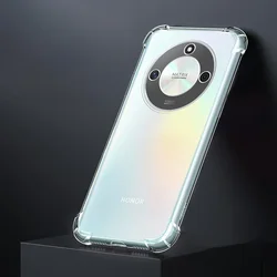 Ultrathin Clear Airbag Anti-Fall Phone Case - 360° Soft Protection Cover for Honor X50i Plus 5G (Clear)