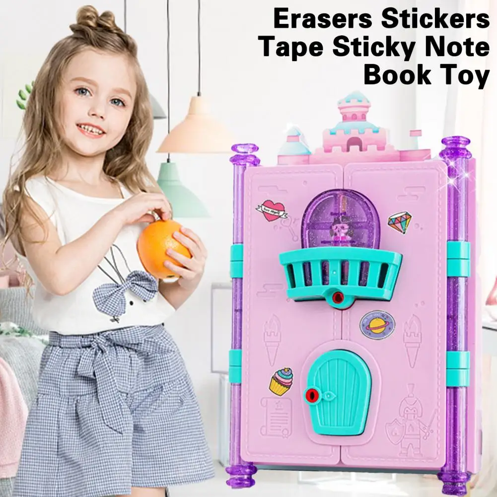 Girls Diary Toy  Cute Rich Accessories Festival Gift  Notebook Keys Pencil Ruler Book Toy Children Gift 3