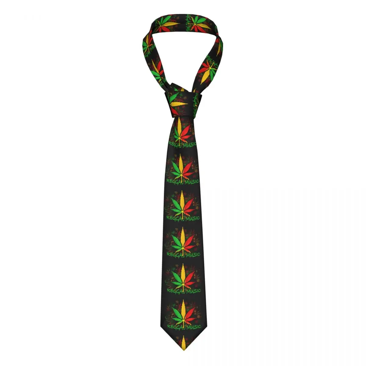 

Classic Tie for Men Silk Mens Neckties for Wedding Party Business Adult Neck Tie Casual Rasta Leaves Tie