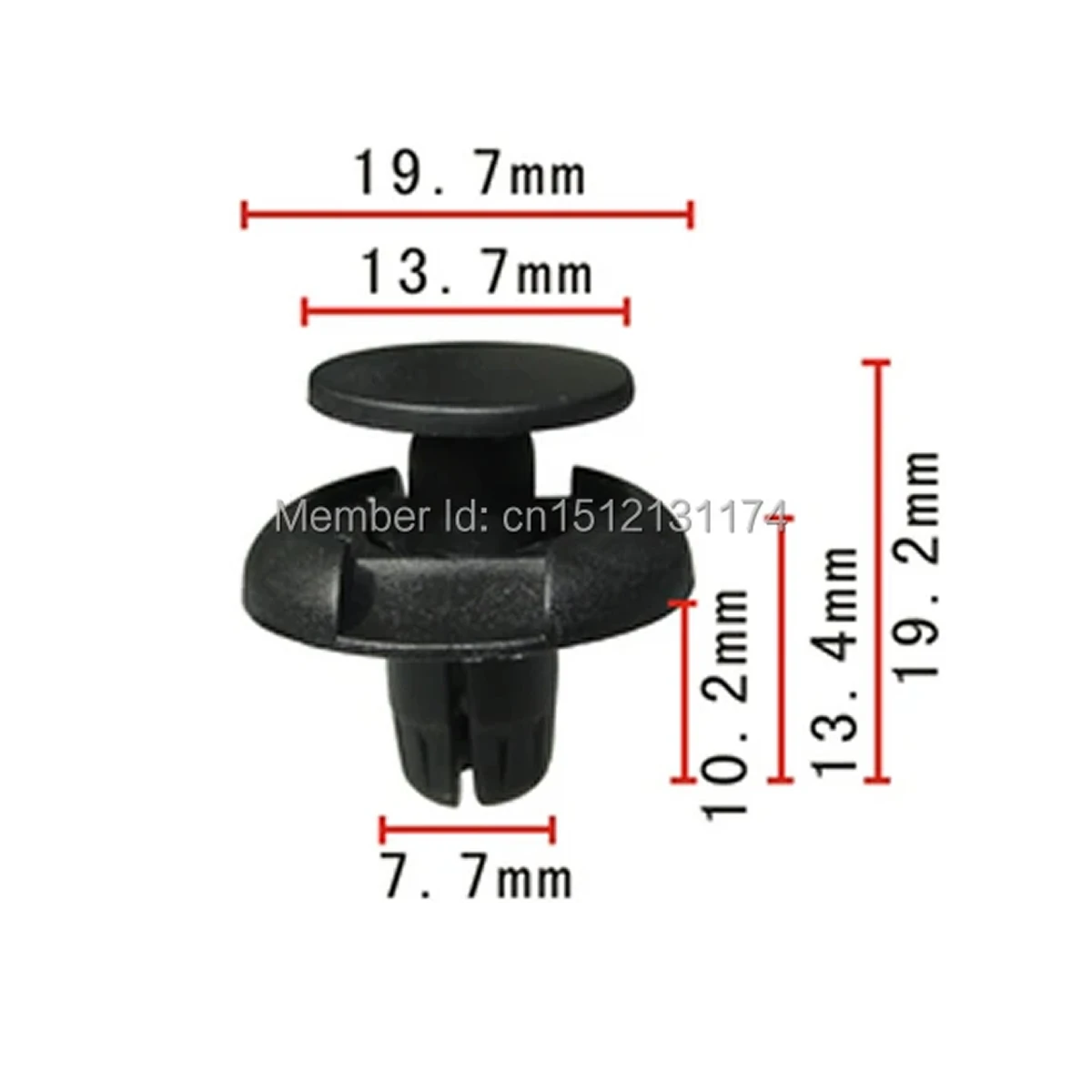 Find *Set Of 10* NEW Honda Acura Front Fender Push Type Retainer Clips 91512-SXO-003 In Saint - Foto 8