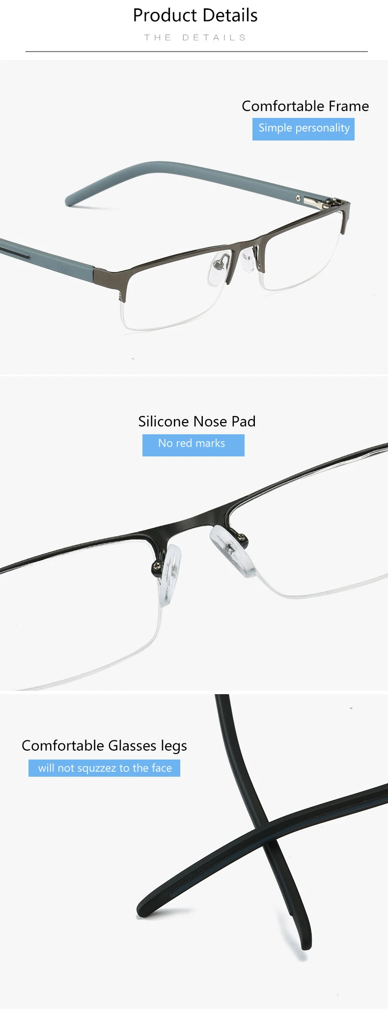 Titanium alloy Business Reading glasses Non spherical 12 Layer - Main Image
