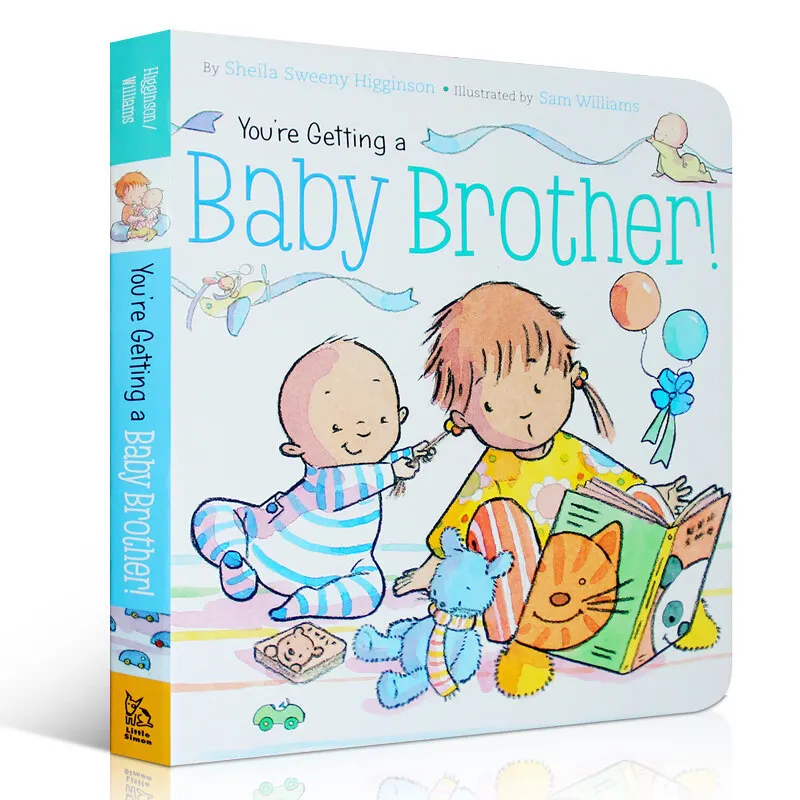 

Milu Original English Picture Book You're Getting A Baby Brother Board
