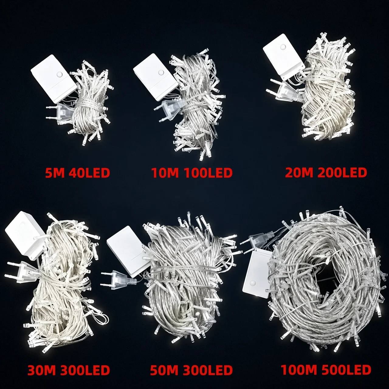 รูปสินค้า ไฟ LED ตกแต่งงาน หลายความยาว หลายโหมด