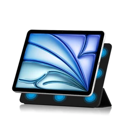 LFOIQN Smart Magnetic Folio Case for Tablets - Versatile 11 - 13 Inch Cover (Black)