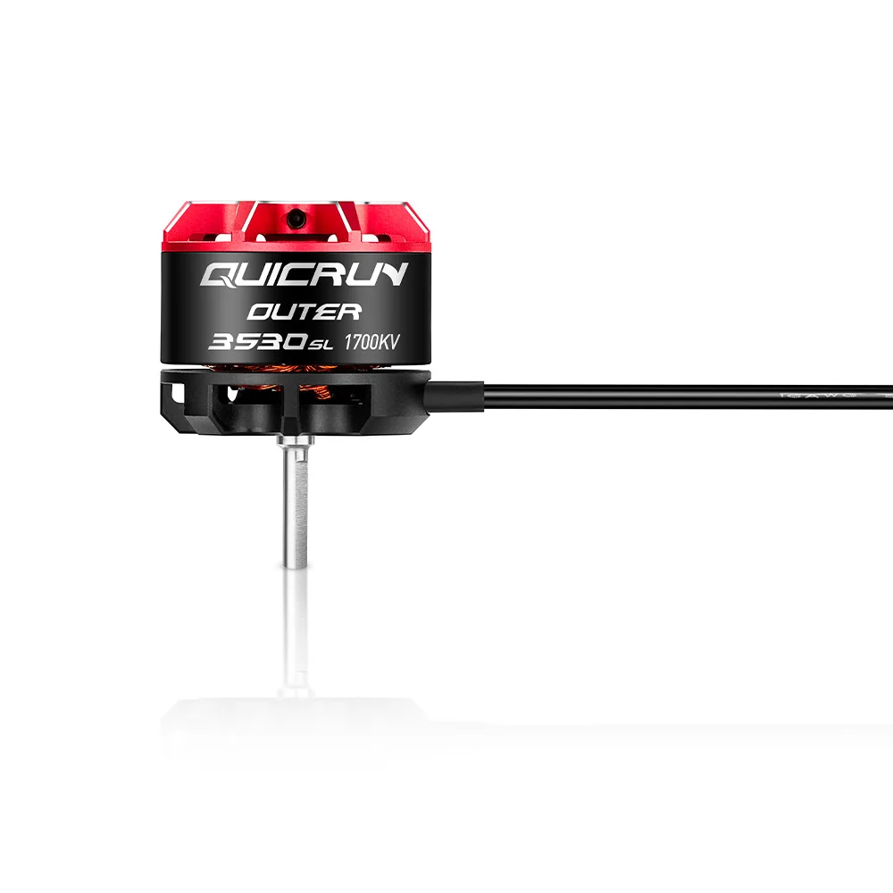 Moteur sans balais Hobbywing 3530SL 1700KV/2200KV pour voiture RC 1/10 1/12