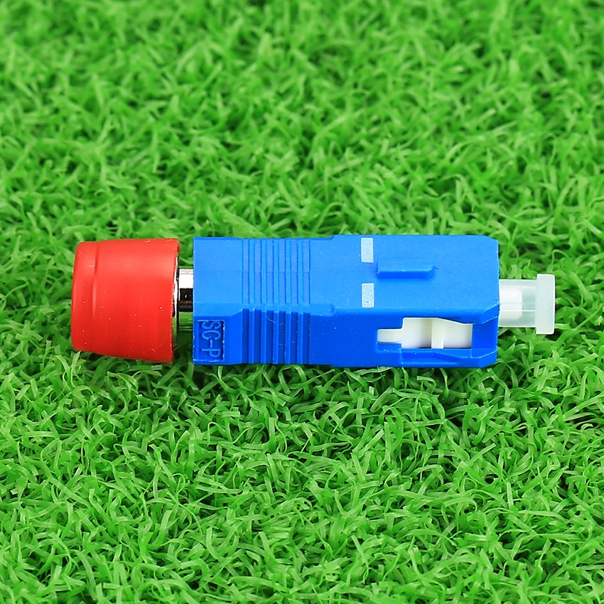 SC Male/FC Female Fiber Converter Female and Male Flange Adapter Coupling Connector Single Mode Transfer female to female connector rj45 ethernet cable network lan adapter internet coupler extender extension converter