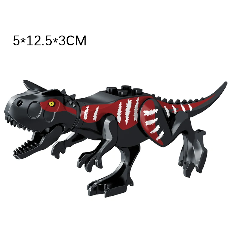 Jurassic Dinosaurs Building Blocks Indominus Rex DIY Tyrannosaurus Action Figure Models Children Toys Animals Christmas Gifts 3