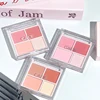 Highlighter Blusher Palette Korean Eye Makeup Face Contour Blush Pallete Rouge Matte Cheek Tint Lasting Brighten Women Cosmetics 6