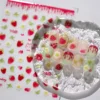 1pcs 5D Kawaii Jelly Strawberry Nail Art Stickers Fashion Cartoon Fruit Nail Transfer Slider Decals DIY Decorations Accessories 2