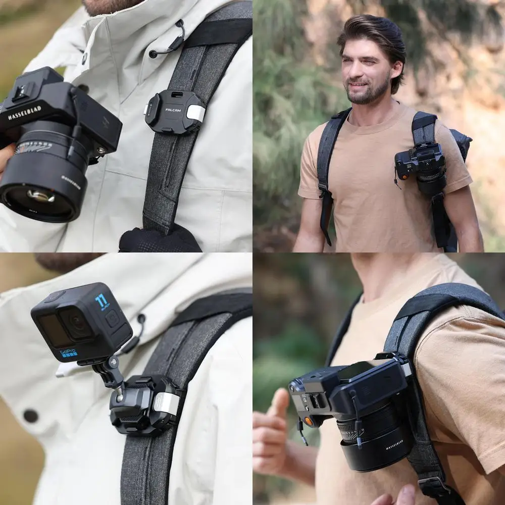 F38B3802 Quick Release Plate Kit for Backpack Straps V2,MAX. Payload 30kg Tripod