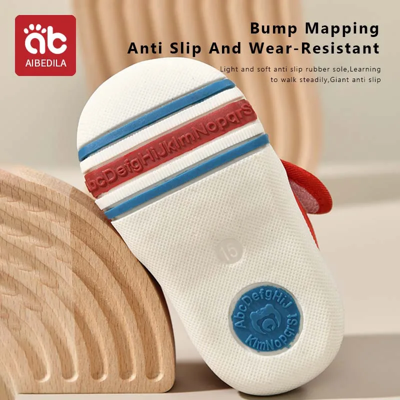 AIBEDILA Fashion Baby Shoes Child Sports Shoes Soft Flats Baby Toddler First Walkers Kids Sneakers 1-3 Year Casual Infant Shoes 6