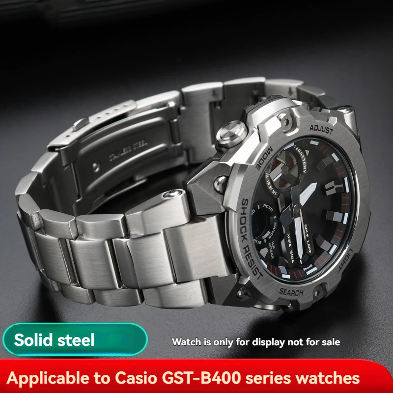 ステンレススチールメタル時計バンド カシオ G-Shock GST-B400/gstB400