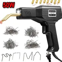 50W Plastic Welder Kit portable Car Body Crack Repair Welding Gun Machine Rapid Fever Auto Fender Bumper Repair Kit With Nail 1