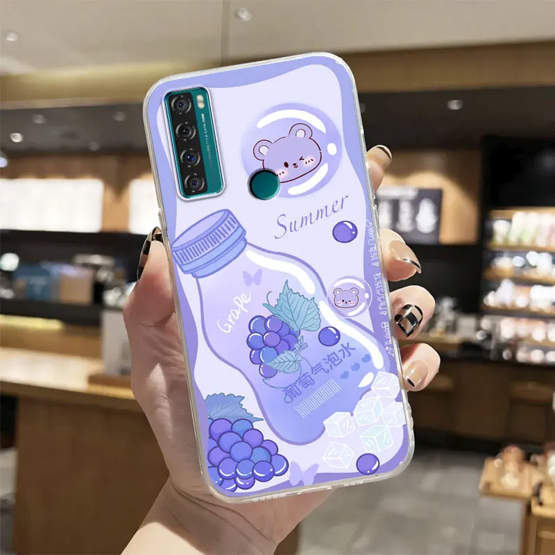 Transparent Shockproof Silicone Soft Phone Case