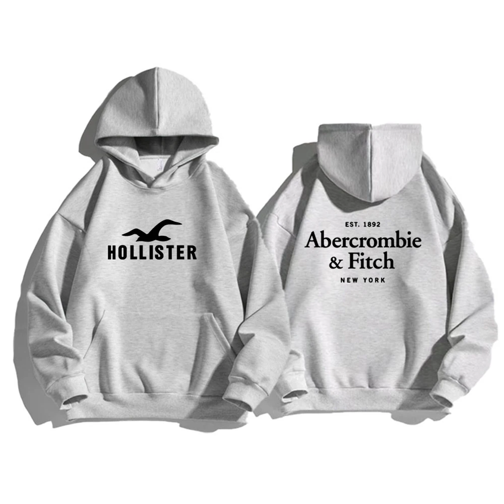 Hollister Hoodies Winter New Men's Clothing Luxury Brand