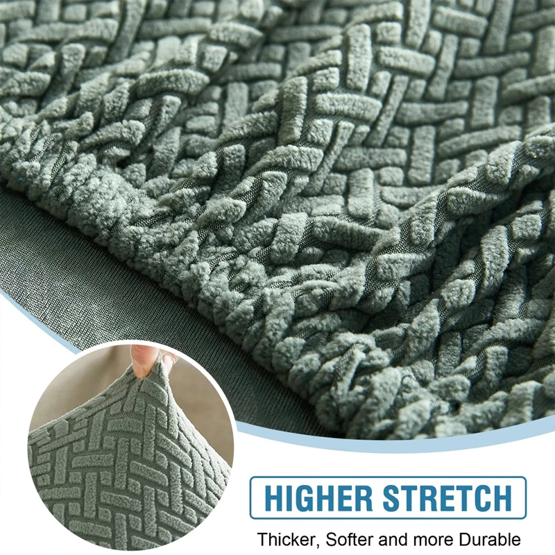 Thick Jacquard Sofa Seat Cover Elastic Sofa Cover Protector Couch Cover for Sofa Anti-dust Removable Sofa Cushion Cover 2