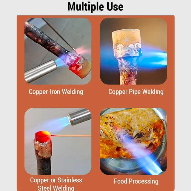 Fiamma Ossidrica Da Cucina Torcia A Propano/MAPP Gas SenDeluz - Cannello Per Saldatura, Brasatura E Lavori HVAC Cannello Da Cucina Professionale - Foto 10