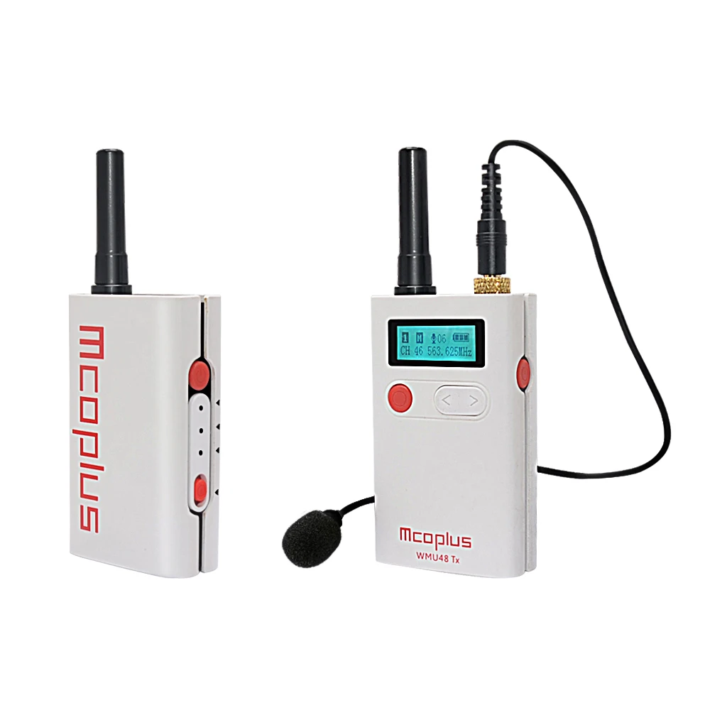 

Mcoplus Wireless Lavalier Lapel Mic UHF Microphone for Phones Android DSLR Camera DV Camcorder Webcast YouTube Vlogging