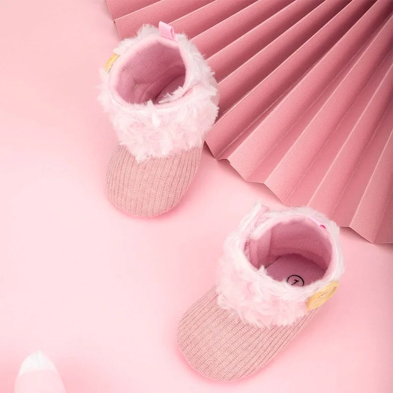 Girls Winter Cotton Ankle Boots