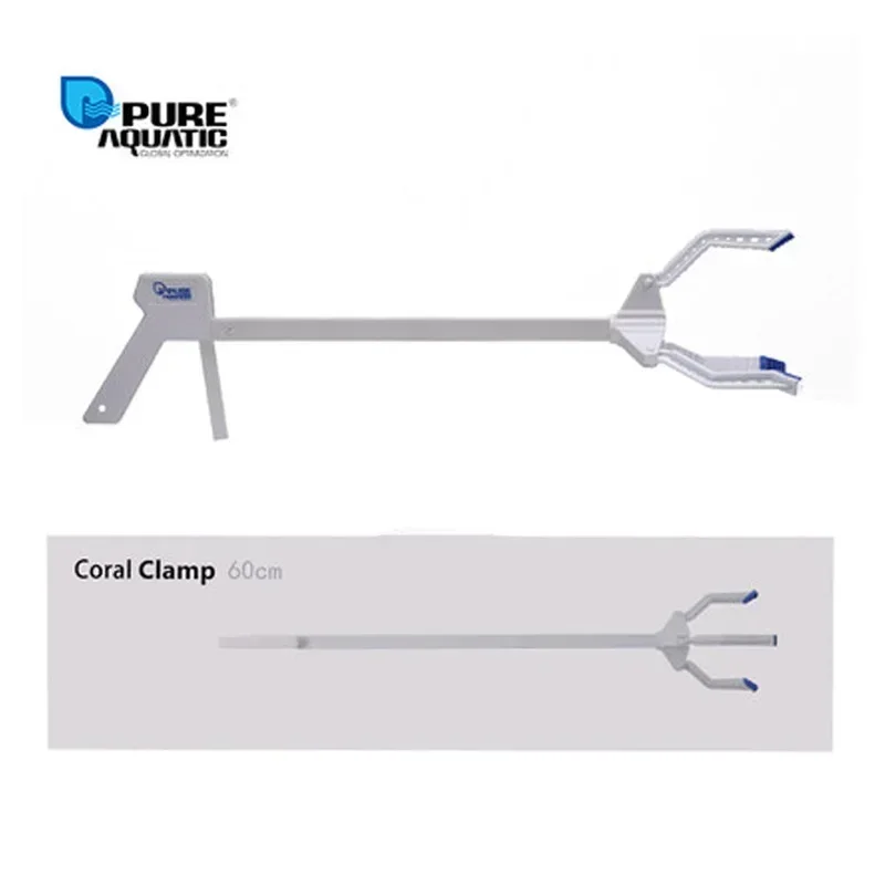PURE AQUATIC Fish Tank Coral Clip Aquarium Three-jaw Long Garbage Tool Pliers Function accessories