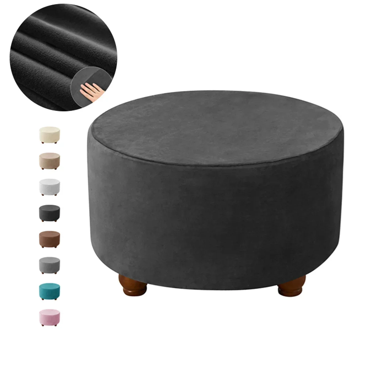 Black Stool Cover
