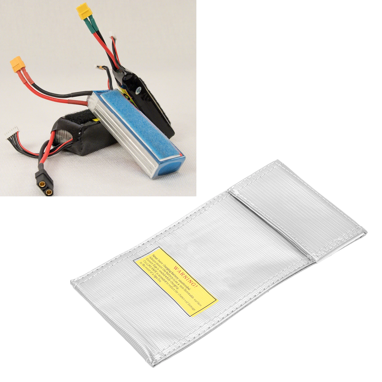 Battery Bag Fireproof Battery Pack Lithium Battery Safety Bag Fireproof And Explosion Proof Bag For Airplane Model Battery