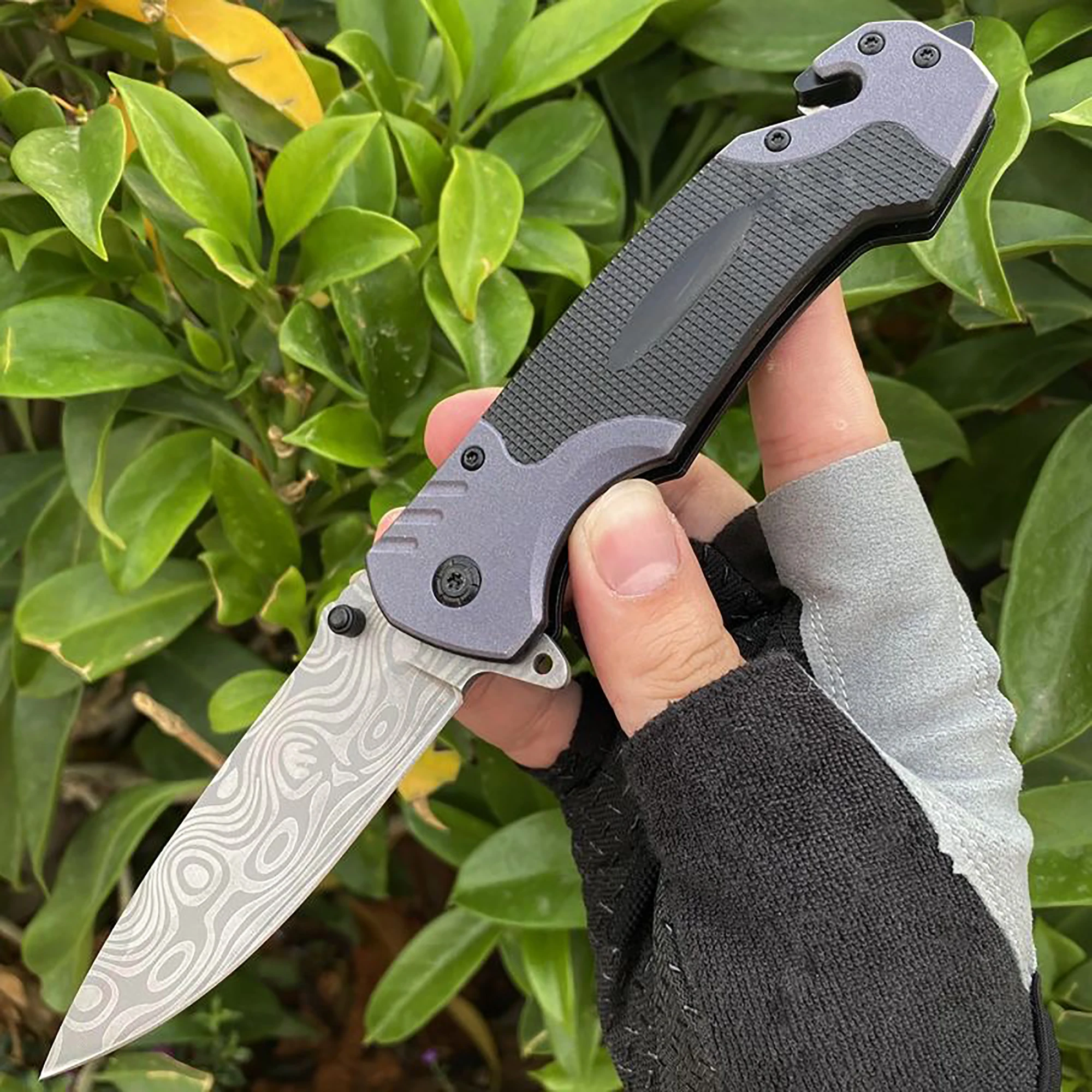Camping Knife Home multifunctional folding knife, fruit knife, tactical survival suitable for outdoor camping, hunting, and fishing