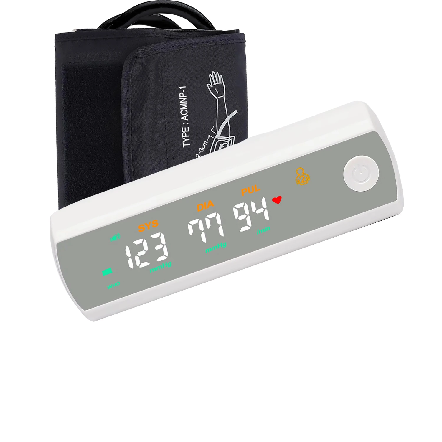 Medical BP monitors tensiometer upper arm cuff blood pressure monitor electronic digital sphygmomanometer LED touch English voic