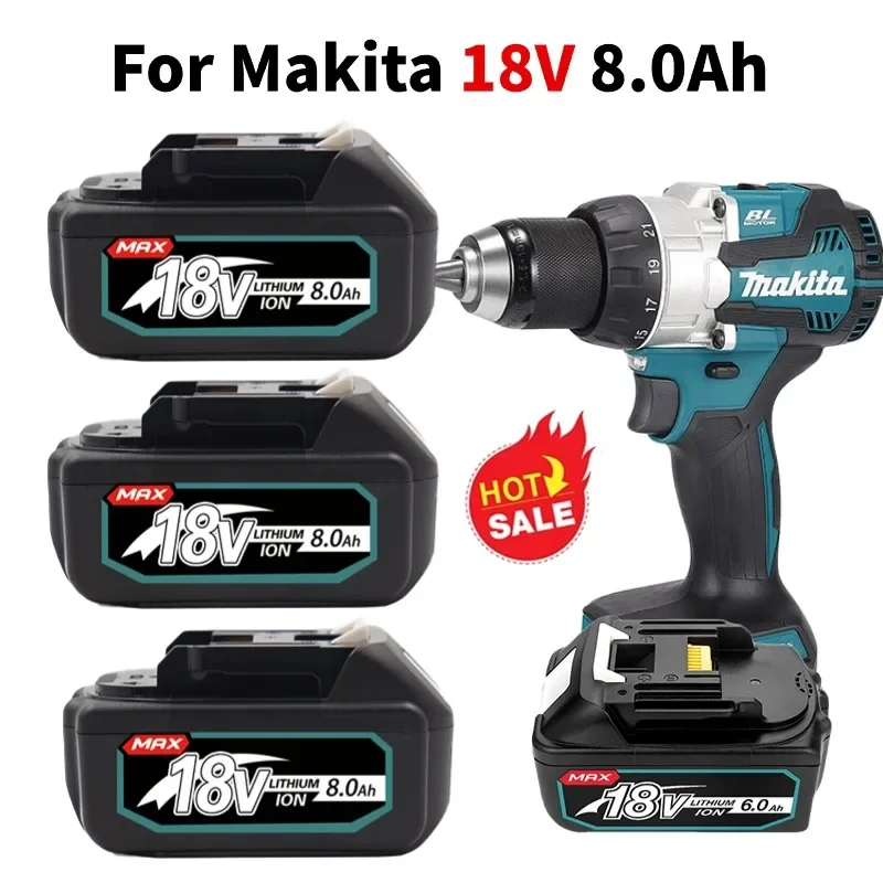 2024 Aggiornato 18V Originale Per Makita Bl1860 Bl1850B Bl1850 Bl1840 Bl1830 Bl1820 Bl1815 Lxt-400 Batteria Al Litio Di Ricambio