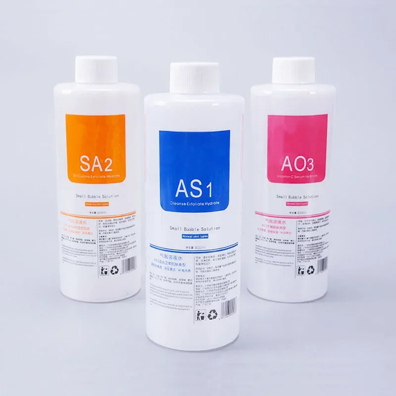 AS1 SA2 AO3 Facial Skincare Face Serum Facial Aqua Peel Solution Product For Hydra Dermabrasion Machine Hydro Skin Deep Cleaning facial peeling essence