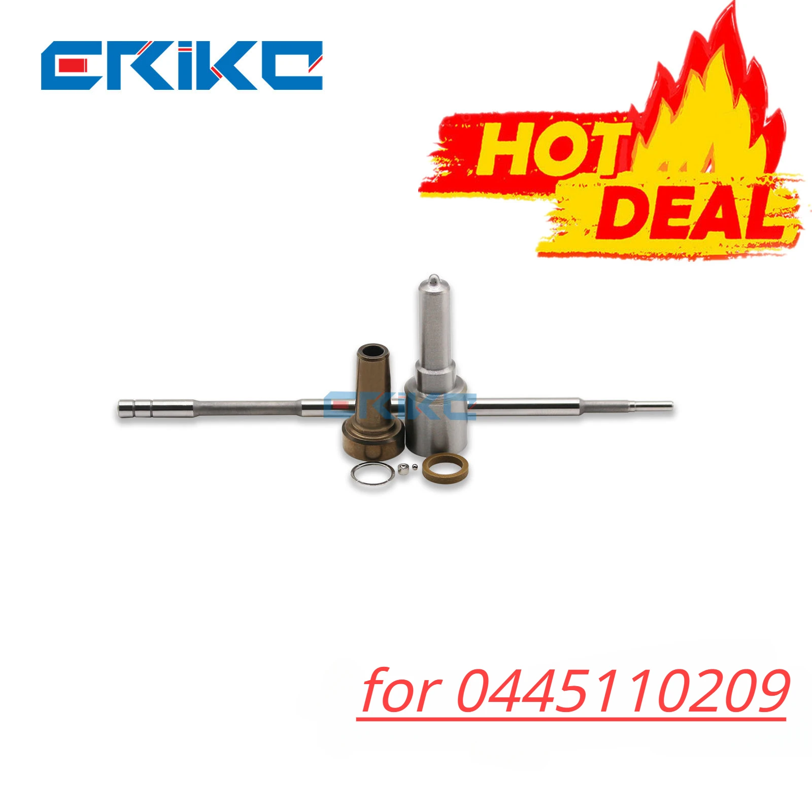 

0445110209 Diesel Injector Rebuild Kit Nozzle DLLA160P1384 0433171857 Control Valve F00VC01331 for BMW 0 445 110 209 0986435144