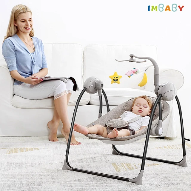 Chaise berçante électrique Bébé avec écran tactile - Télécommande