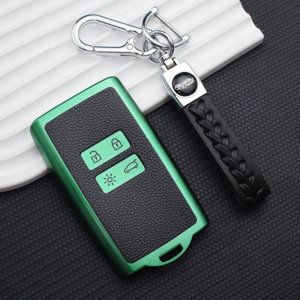 NUOVA Custodia Per Chiave Auto In TPU Copertura Completa Per Renault Koleos Kadjar Megane Talisman Captur Espace Clio 2016-2019 4 Pulsanti Accessori