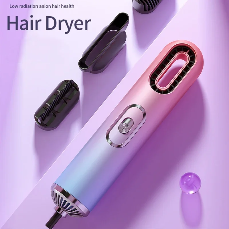 Hairdryer Hair Styling Tool 3-in-1 Hair Blow Dryer Curling Comb and Brush  Volumizer Straightener Manual Hair Dryer 2