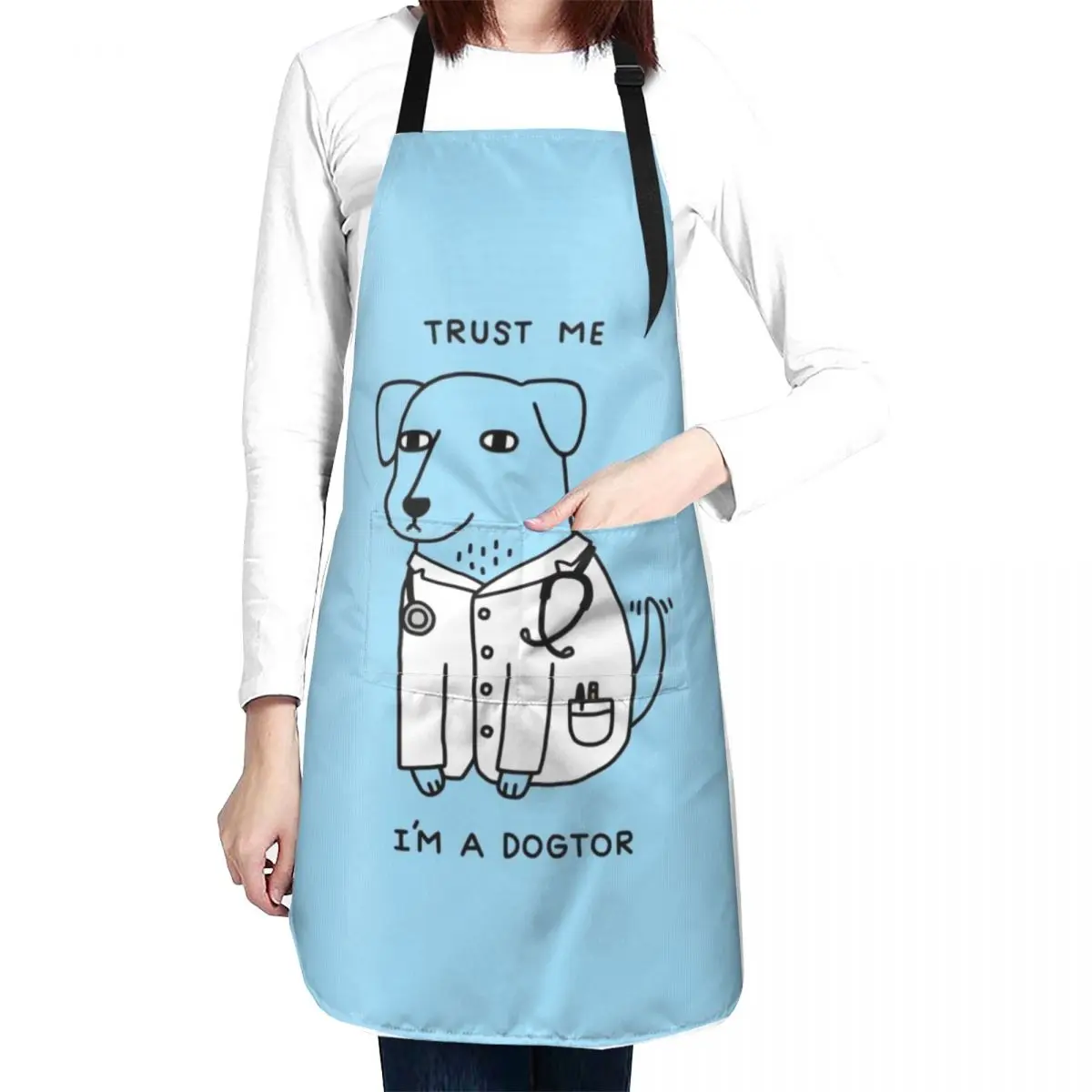 

Dogtor Apron Home Utensils Women Kitchen Apron Bib For Kitchen Christmas gift
