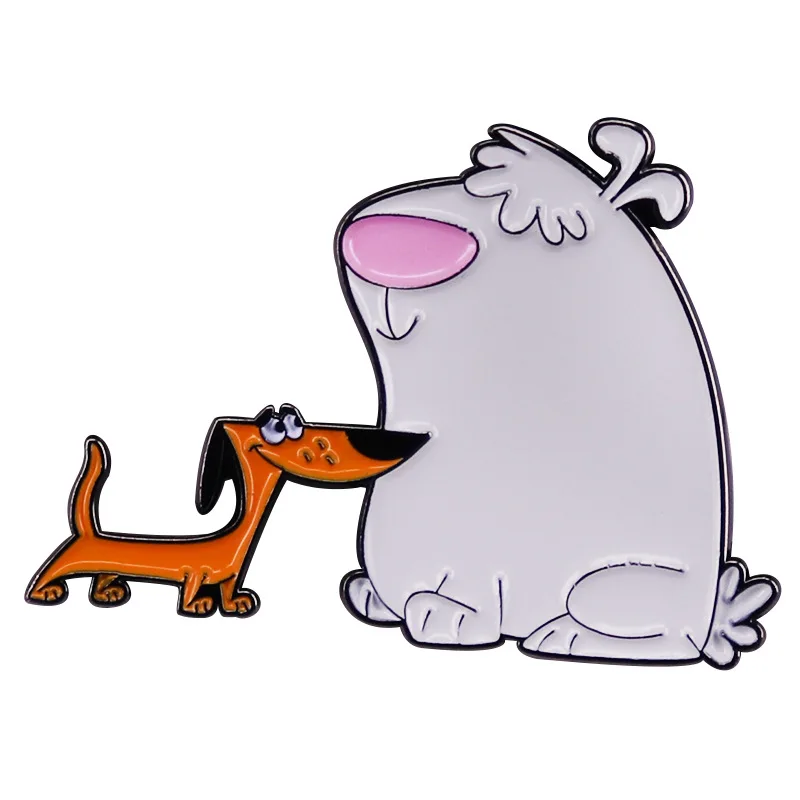 

Anime 2 Two Stupid Dogs Cosplay Cartoon Costume Metal Badge Pin Alloy Brooch Props Gift