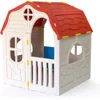 Children's Playhouse,Compact Foldable Plastic Toddler Roomy Outdoor Playhouse for Children Ages 2 Years Old and Up Playhouses 2