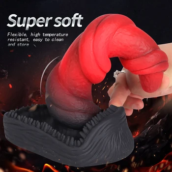 Huge Monster Dildo Lesbian Anal Toys Suction Cup Venom Artificial Penis Animal Dildo Sex Toy For Women Adult 3