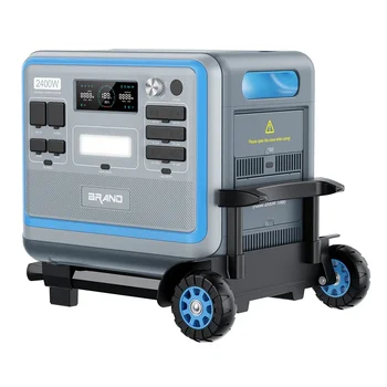 Emergency Energy Storage Supply Solar Generator Battery Backup Emergency Camping Outdoor  2400W Portable PowerStation 1