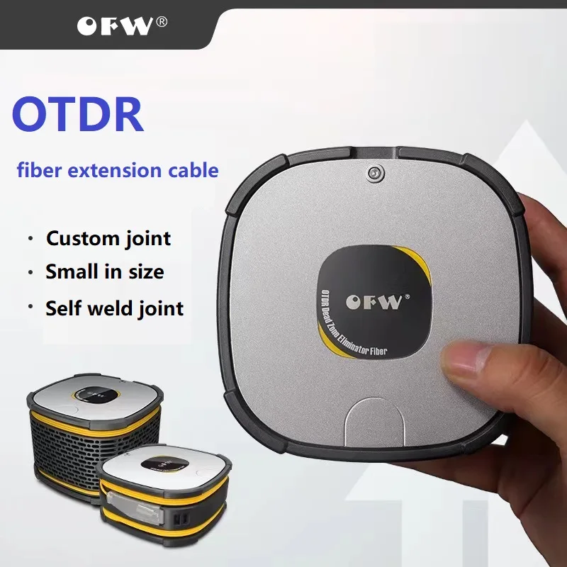 otdr optical fiber tester sc apc test extension line optical fiber jumper box optical fiber box single mode 1000m OTDR Launch Cable Fiber 1KM Single Mode SC/FC/LC OTDR Test Extension Cord OTDR Dead Zone Eliminator 1km