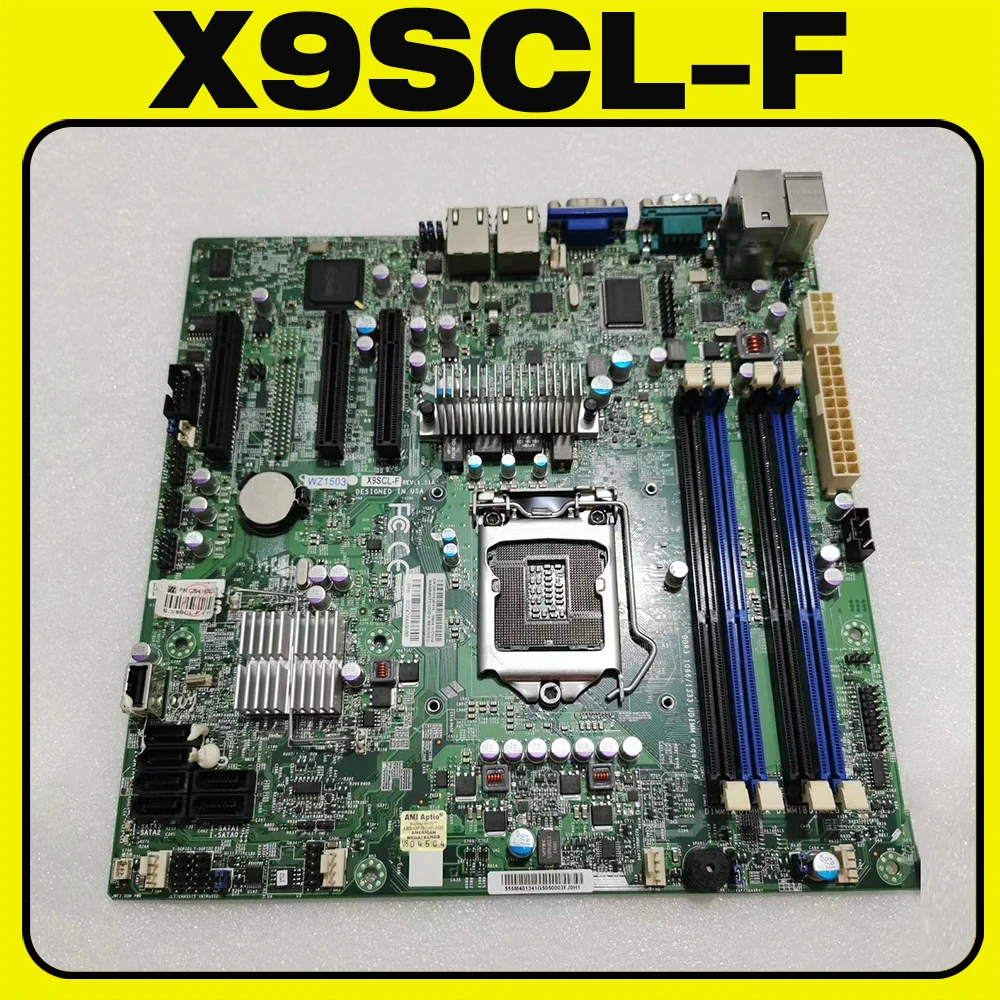X9SCL-F для материнской платы сервера Supermicro DDR3 SATA 2,0 PCI-E 3,0 LGA1155 Xeon E3-1200 V1 V2 Series
