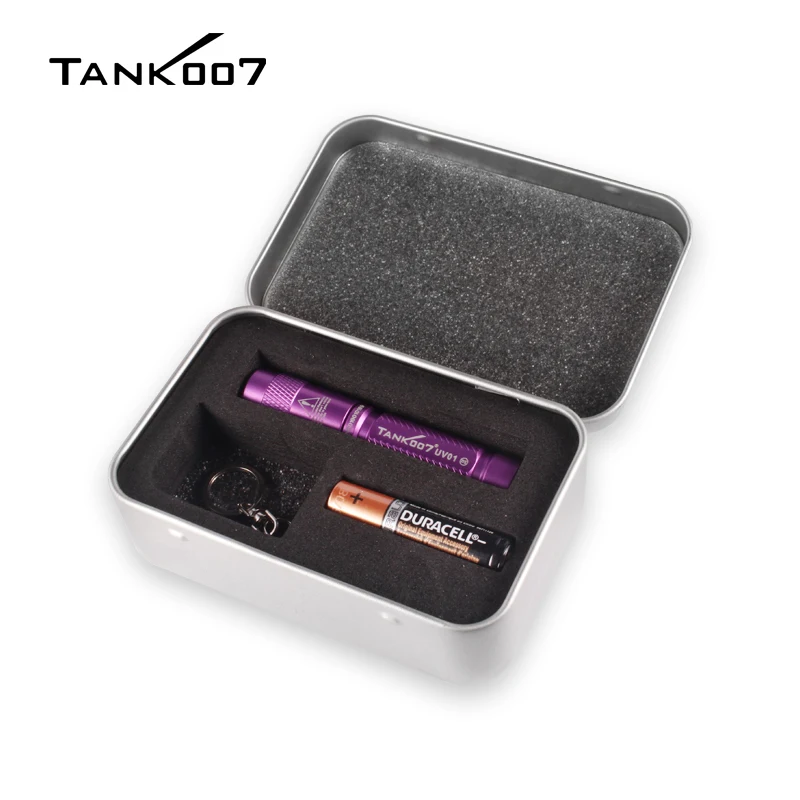 UV Curing Lamp TANK007 UV01 365nm 1W LED Portable Mini Keychain AAA Battery Waterproof Ultraviolet Lamp uv curing lamp