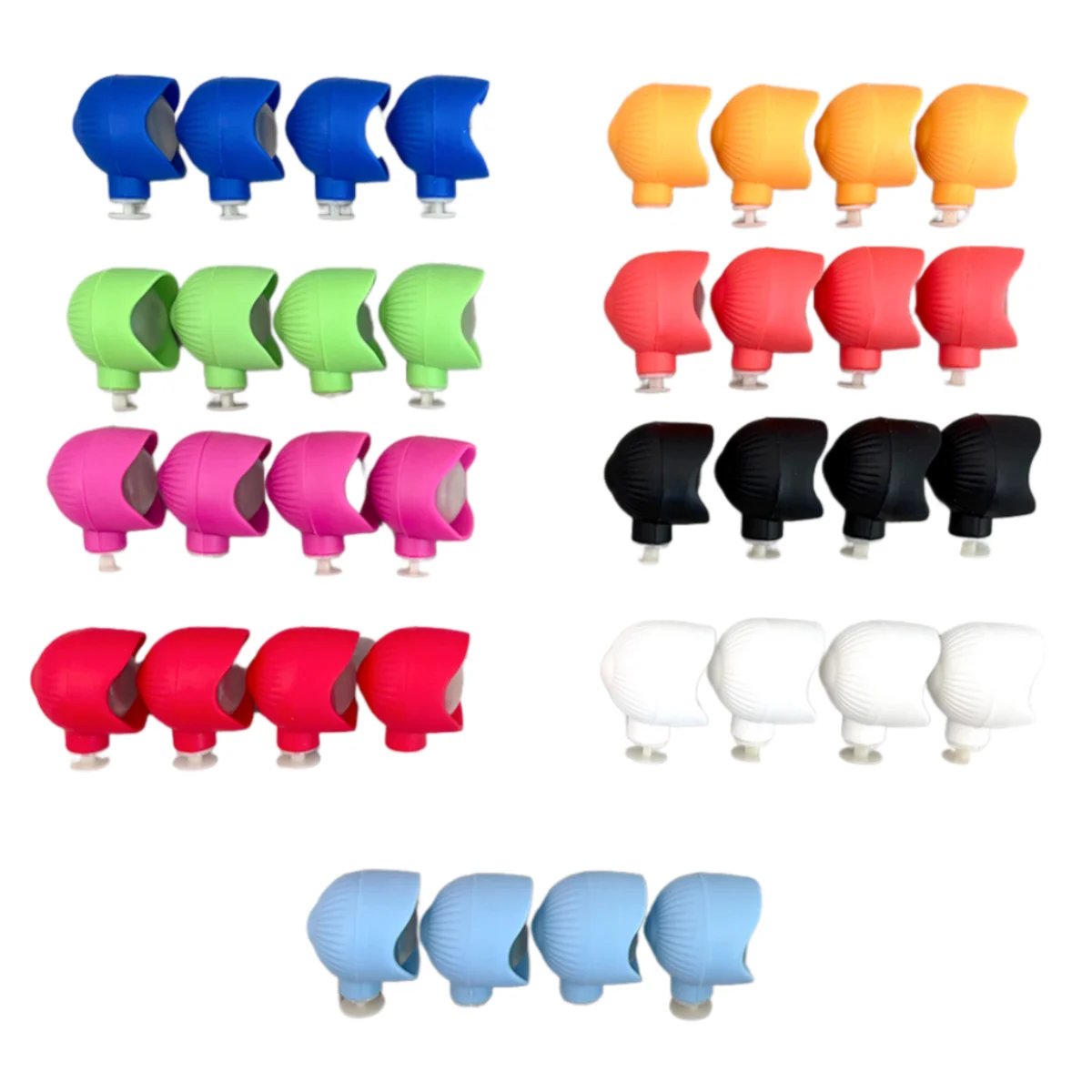 8pcs LED 신발 조명 참 장식품 PVC 샌들 버클 액세서리, 나막신 정원 신발용, 3가지 조명 모드 헤드라이트 장식