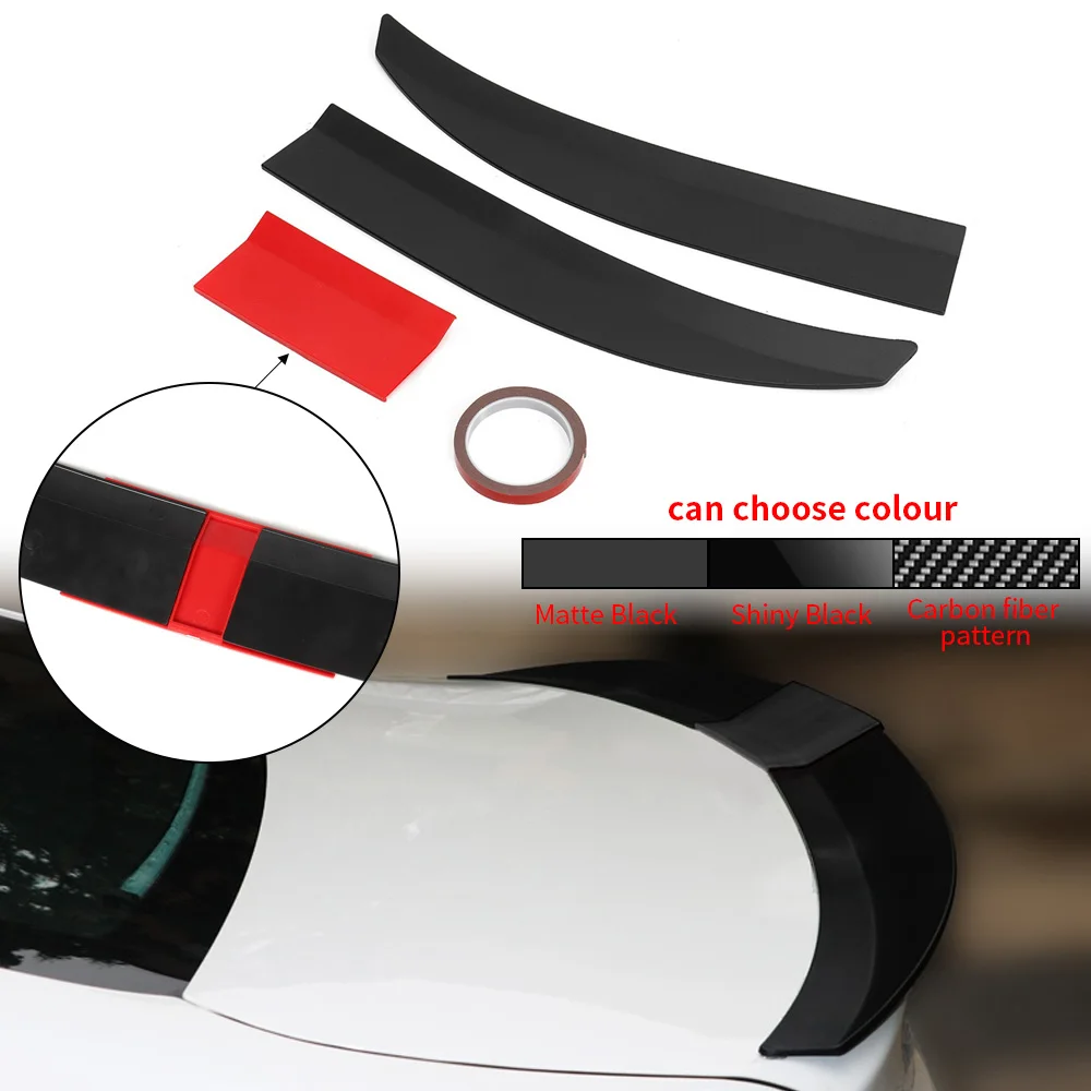 Spoiler Universale per Auto, Alettone Posteriore in ABS, Decorazione Esterna Fai-da-Te, Accessori Auto - immagine 3