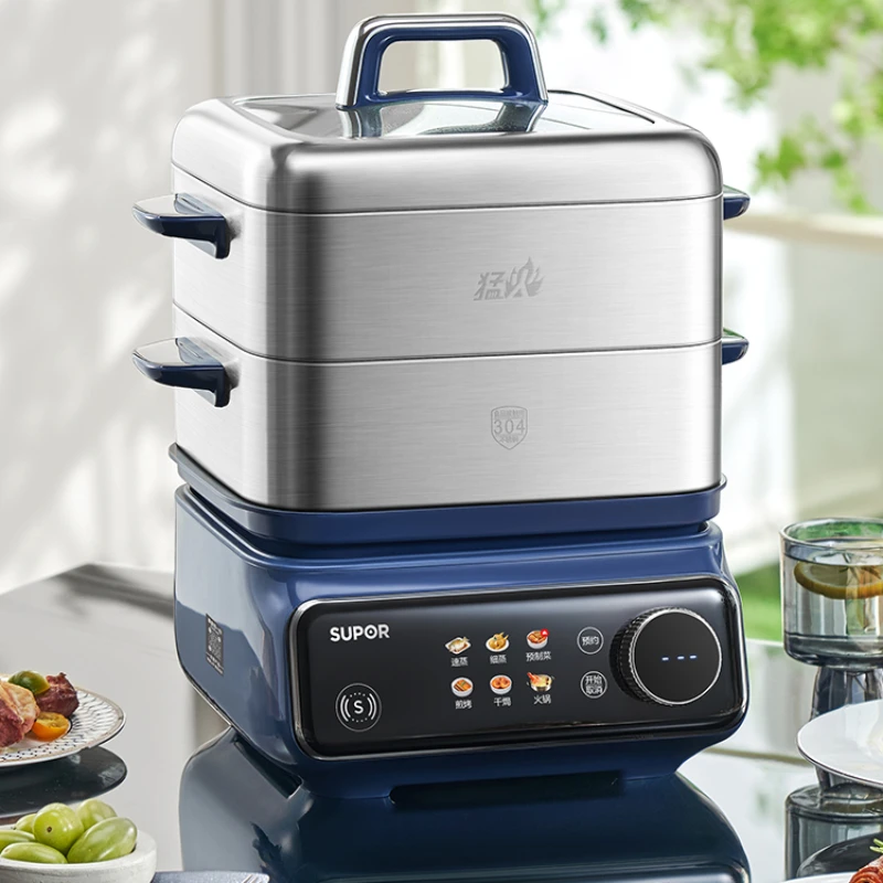 

Пароварка электрическая многофункциональная трехслойная стандартная Паровая коробка