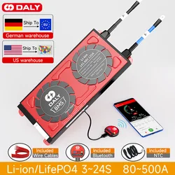 Daly Smart Bms Lifepo4 4s 3s 12v 6s 7s 8s 24V 10s 12s 13s 14s 16s 20s 24s 36V 48V 30a 40a 120a 200a 300a battery 18650 Li-ion