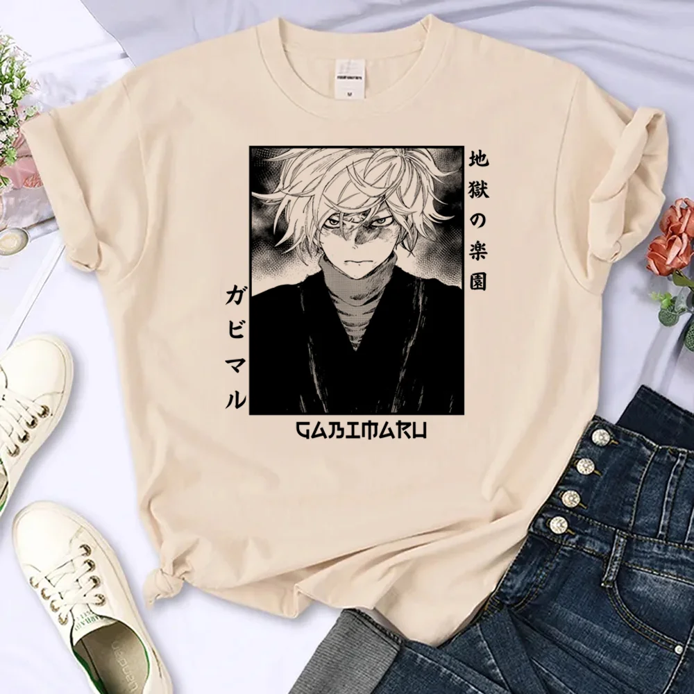 Hell Paradise Jigoku Raku Top Donna Estate Y2K T-Shirt Giapponesi Femminile Manga 2000S Abbigliamento