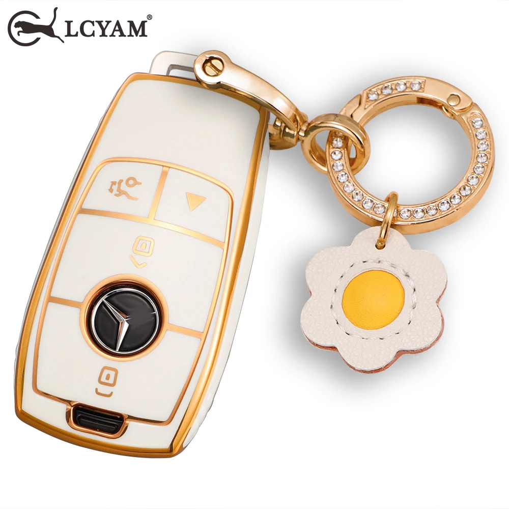 Custodia Per Chiave Con Portachiavi Per 2023 Mercedes Benz Glc 300 Cls Clk Glk Glc G Class Cla Glk350 Gla 250 C300 Amg Glc 300