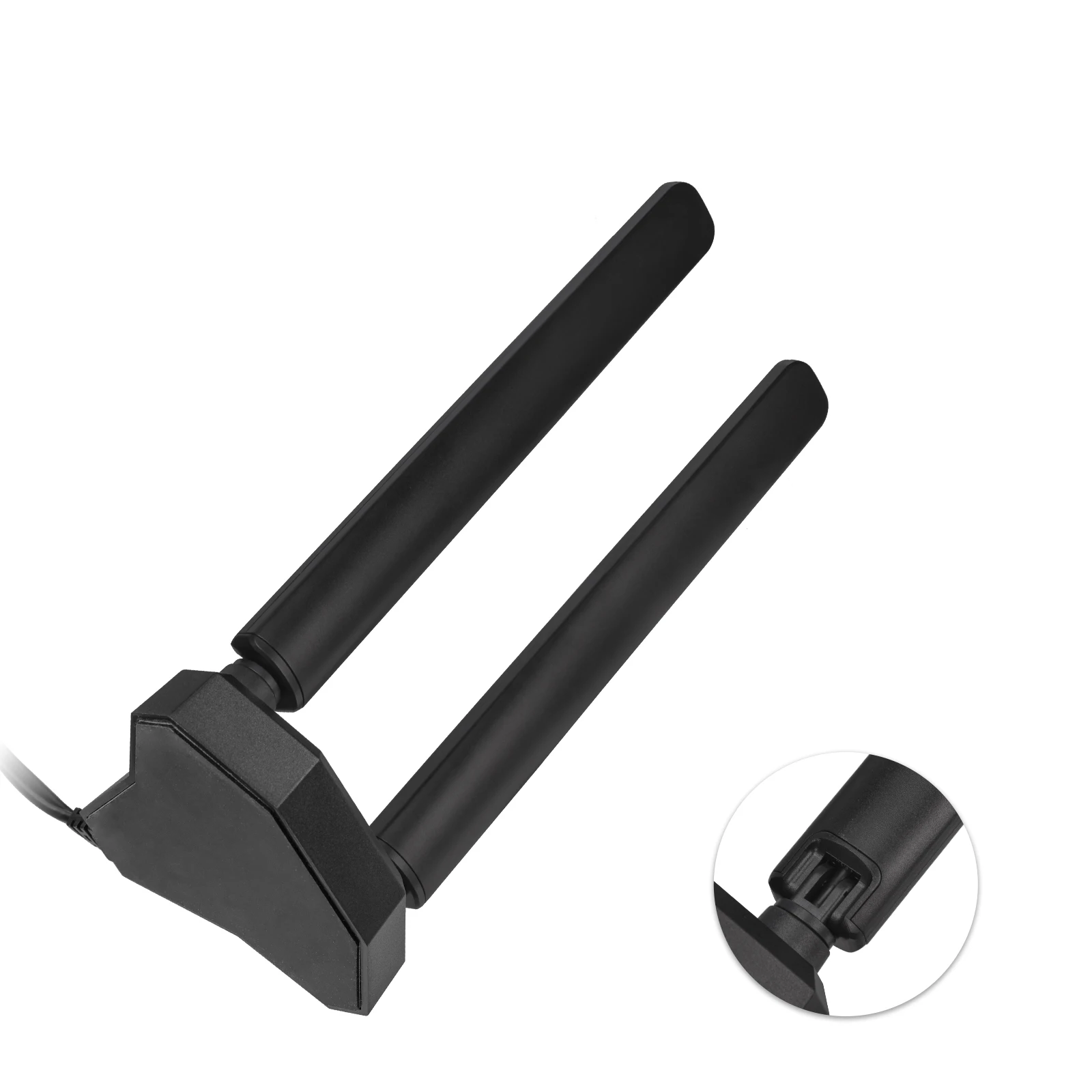 Superbat 듀얼 밴드 게임용 마그네틱 베이스 와이파이 안테나, Wukong 게임 PC용 6.5ft RP-SMA 수, 6dbi, 6GHz, 5GHz, 2.4GHz, 6E, 트라이 밴드